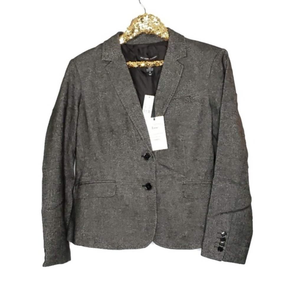 NWT New York & Co Plus Size Herringbone Blazer 18